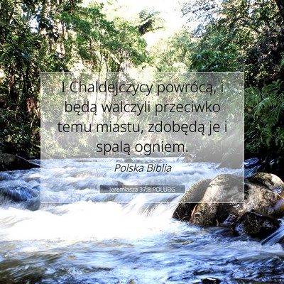 Jeremiasza 37:8 POLUBG Obraz Wersetu Biblijnego