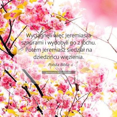 Jeremiasza 38:13 Werset Biblijny Wyjaśniony