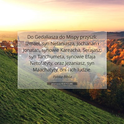 Jeremiasza 40:8 POLUBG Obraz Wersetu Biblijnego