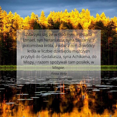 Jeremiasza 41:1 POLUBG Obraz Wersetu Biblijnego