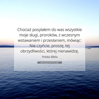 Jeremiasza 44:4 POLUBG Obraz Wersetu Biblijnego