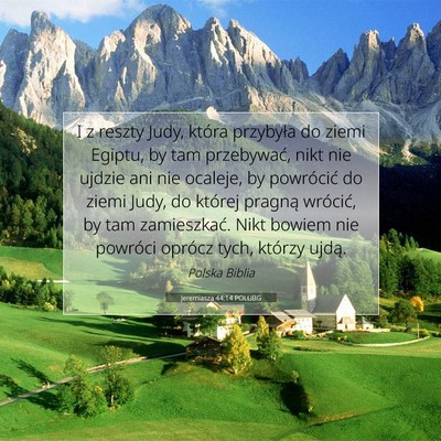 Jeremiasza 44:14 POLUBG Obraz Wersetu Biblijnego