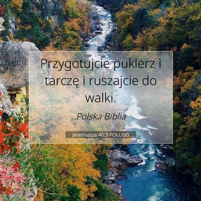 Jeremiasza 46:3 POLUBG Obraz Wersetu Biblijnego