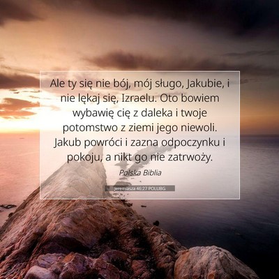 Jeremiasza 46:27 POLUBG Obraz Wersetu Biblijnego
