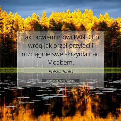 Jeremiasza 48:40 POLUBG Obraz Wersetu Biblijnego