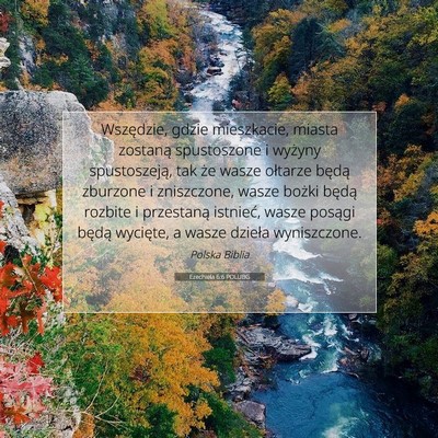 Ezechiela 6:6 POLUBG Obraz Wersetu Biblijnego