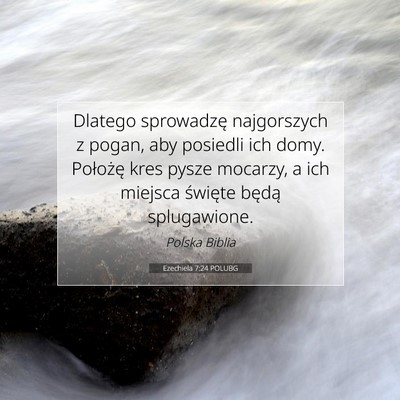 Ezechiela 7:24 POLUBG Obraz Wersetu Biblijnego
