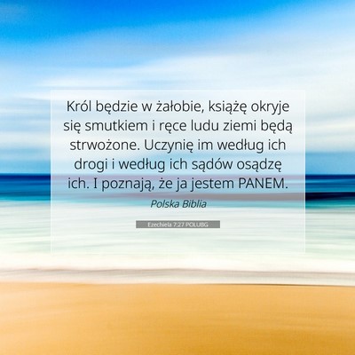 Ezechiela 7:27 POLUBG Obraz Wersetu Biblijnego