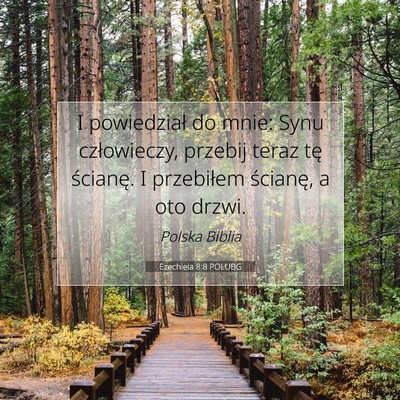 Ezechiela 8:8 POLUBG Obraz Wersetu Biblijnego
