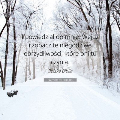 Ezechiela 8:9 POLUBG Obraz Wersetu Biblijnego