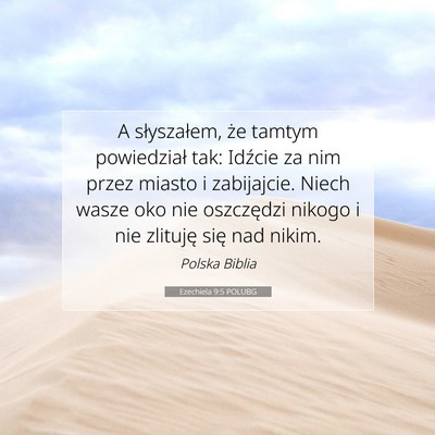 Ezechiela 9:5 POLUBG Obraz Wersetu Biblijnego