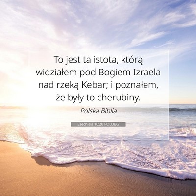 Ezechiela 10:20 POLUBG Obraz Wersetu Biblijnego