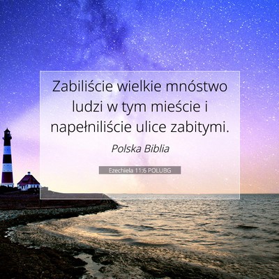 Ezechiela 11:6 POLUBG Obraz Wersetu Biblijnego