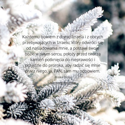 Ezechiela 14:7 POLUBG Obraz Wersetu Biblijnego