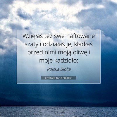 Ezechiela 16:18 POLUBG Obraz Wersetu Biblijnego