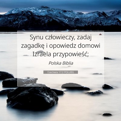 Ezechiela 17:2 POLUBG Obraz Wersetu Biblijnego