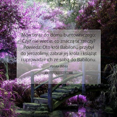 Ezechiela 17:12 POLUBG Obraz Wersetu Biblijnego
