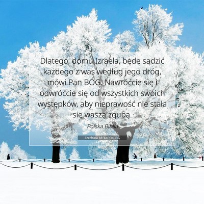 Ezechiela 18:30 POLUBG Obraz Wersetu Biblijnego
