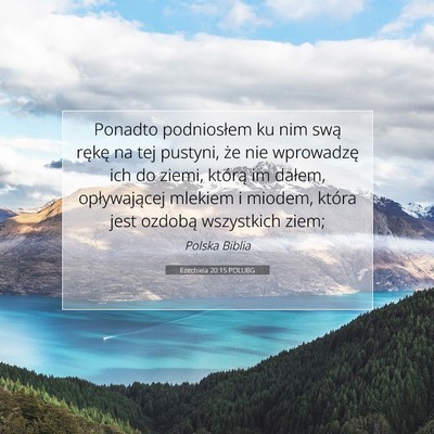 Ezechiela 20:15 POLUBG Obraz Wersetu Biblijnego