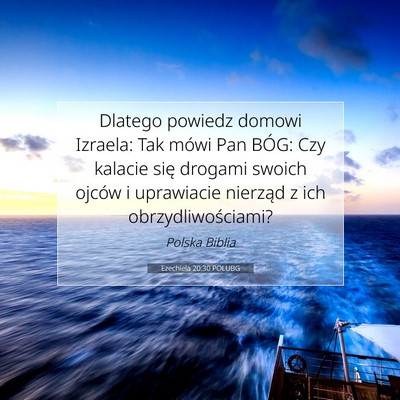 Ezechiela 20:30 POLUBG Obraz Wersetu Biblijnego