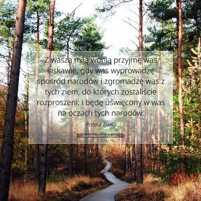 Ezechiela 20:41 POLUBG Obraz Wersetu Biblijnego