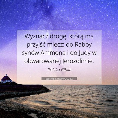 Ezechiela 21:20 POLUBG Obraz Wersetu Biblijnego
