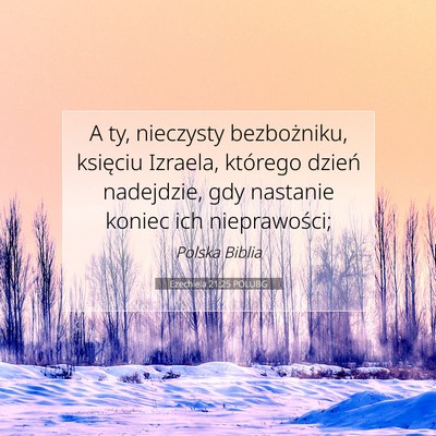 Ezechiela 21:25 POLUBG Obraz Wersetu Biblijnego