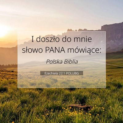 Ezechiela 22:1 POLUBG Obraz Wersetu Biblijnego