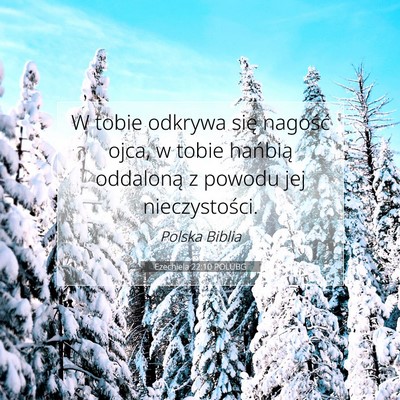 Ezechiela 22:10 POLUBG Obraz Wersetu Biblijnego