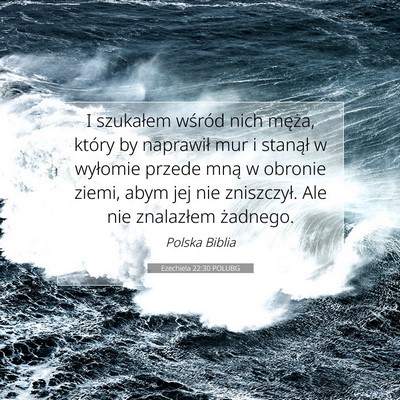 Ezechiela 22:30 POLUBG Obraz Wersetu Biblijnego