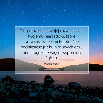 Ezechiela 23:27 POLUBG Obraz Wersetu Biblijnego