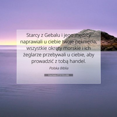 Ezechiela 27:9 POLUBG Obraz Wersetu Biblijnego