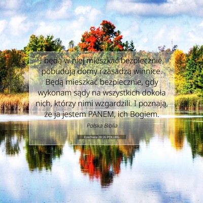 Ezechiela 28:26 POLUBG Obraz Wersetu Biblijnego