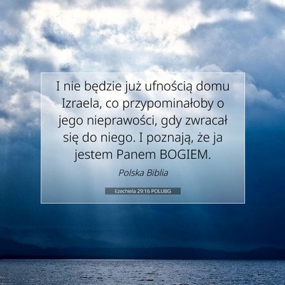 Ezechiela 29:16 POLUBG Obraz Wersetu Biblijnego