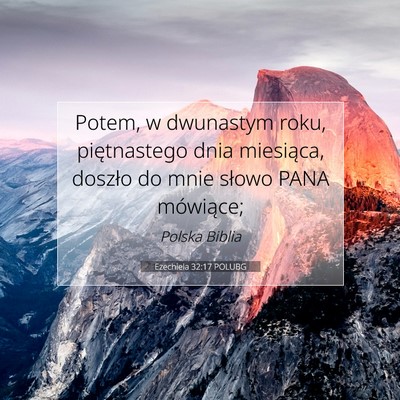 Ezechiela 32:17 POLUBG Obraz Wersetu Biblijnego