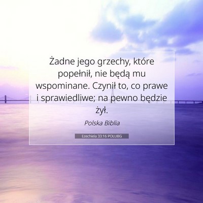 Ezechiela 33:16 POLUBG Obraz Wersetu Biblijnego