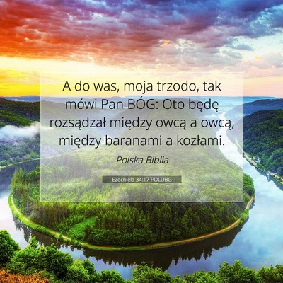 Ezechiela 34:17 POLUBG Obraz Wersetu Biblijnego