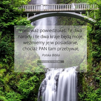 Ezechiela 35:10 POLUBG Obraz Wersetu Biblijnego