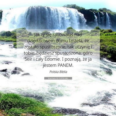 Ezechiela 35:15 POLUBG Obraz Wersetu Biblijnego