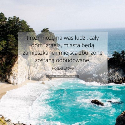 Ezechiela 36:10 POLUBG Obraz Wersetu Biblijnego