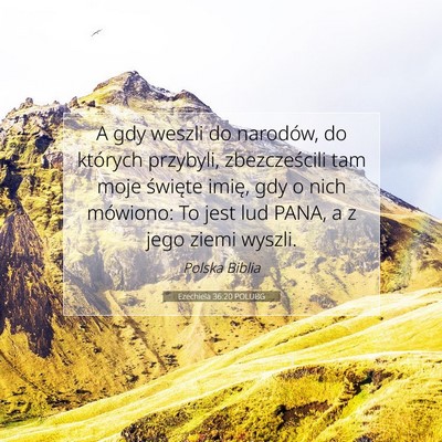 Ezechiela 36:20 POLUBG Obraz Wersetu Biblijnego