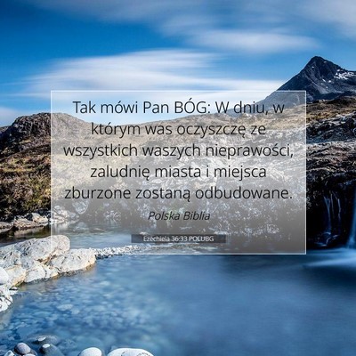 Ezechiela 36:33 POLUBG Obraz Wersetu Biblijnego