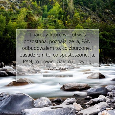 Ezechiela 36:36 POLUBG Obraz Wersetu Biblijnego