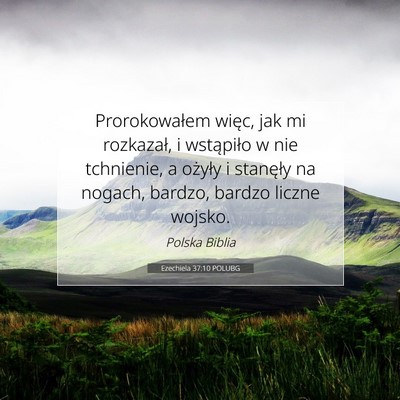 Ezechiela 37:10 POLUBG Obraz Wersetu Biblijnego