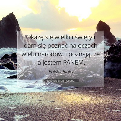 Ezechiela 38:23 POLUBG Obraz Wersetu Biblijnego