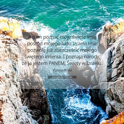 Ezechiela 39:7 POLUBG Obraz Wersetu Biblijnego