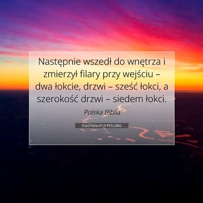 Ezechiela 41:3 POLUBG Obraz Wersetu Biblijnego