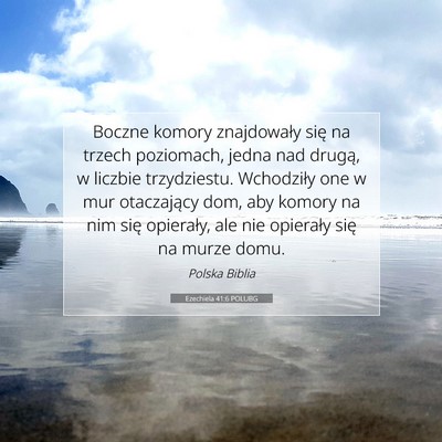Ezechiela 41:6 POLUBG Obraz Wersetu Biblijnego