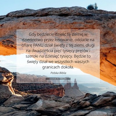 Ezechiela 45:1 POLUBG Obraz Wersetu Biblijnego