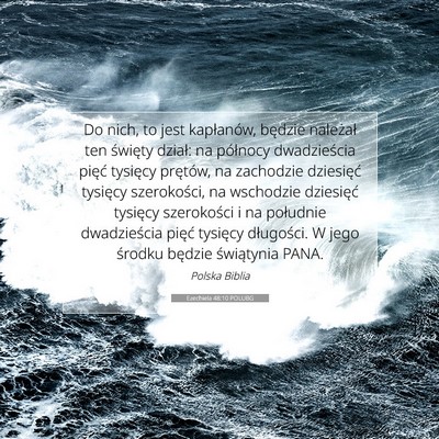 Ezechiela 48:10 POLUBG Obraz Wersetu Biblijnego
